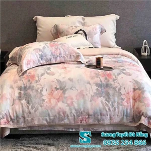 Bộ Chăn Ga Lụa Mark Cross 09