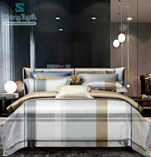 Bộ Ga Gối Tencel Cotton TCC -053