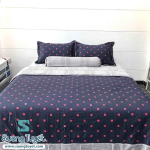 Chăn Ga Gối Lụa Tơ Tằm Hoa - DLS 010