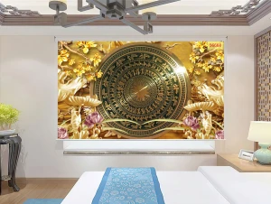 Rèm Cuốn Tranh Trống Đồng Việt Nam RCT32