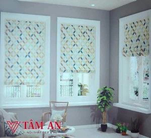 Rèm Roman Hàn Quốc Floral RM9