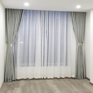 Rèm vải hoa văn chìm RV23