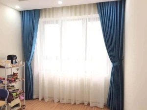 Rèm vải hoa văn chìm RV24