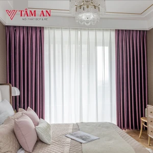 Rèm vải hoa văn chìm RV39