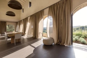 Rèm Vải Linen Trang Trí Cho Homestay, Spa, Biệt Thự