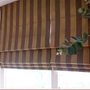 Rèm xếp lớp đẹp màu cafe RM17