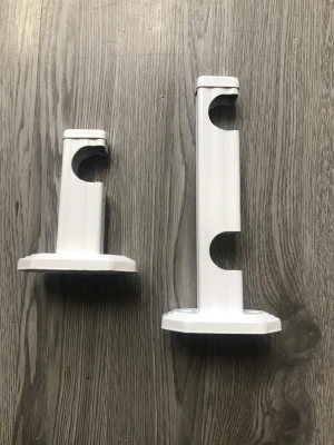 Trụ đỡ thanh treo rèm cửa 1 lớp và 2 lớp