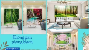 Rèm cuốn tranh CT04