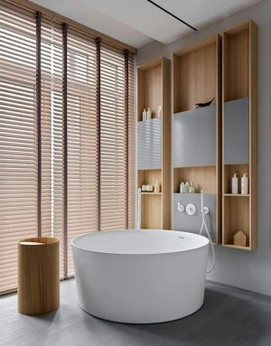 Rèm sáo nhựa nhà vệ sinh