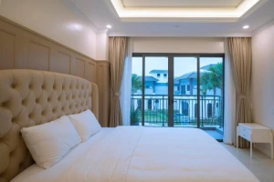 Rèm vải cửa chính