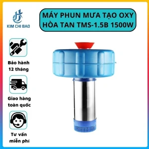 Máy phun mưa tạo oxy hoà tan PONTENCA TMS-1.5B - Thân inox