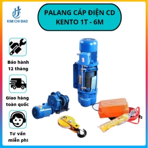 Pa lăng cáp điện CD 1T - 6M