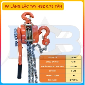 Palang lắc tay HSZ 0.75T x 1.5M