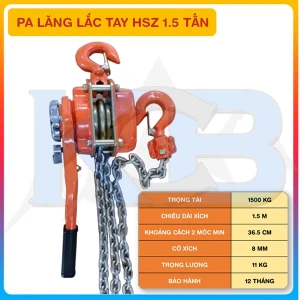 Palang lắc tay HSZ 1.5T x 1.5M