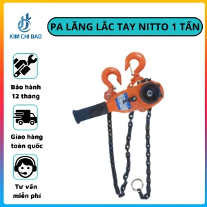 Palang xích lắc tay Nitto 1T x 1.5M
