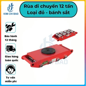 Rùa di chuyển 12 tấn bánh sắt