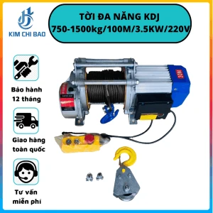 Tời Đa Năng KDJ 750-1500/100m/3.5kw/220V