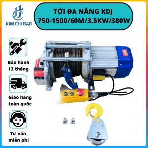 Tời Đa Năng KDJ 750-1500/60m/3.5kw/380V