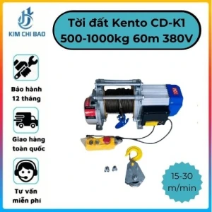 Tời đất Kento CD-K1 500-1000kg/380V/60m/3.5k/15-30m1p