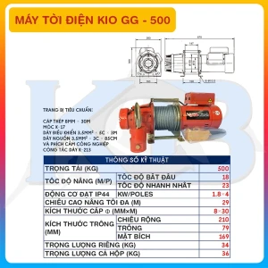 Tời KIO Winch GG-500