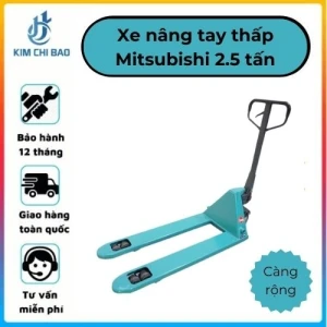 Xe nâng tay thấp Mitsubishi 2500kg càng rộng 685