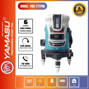 MÁY CÂN BẰNG LASER 5 TIA XANH YAMASU YMS-777 PRO BẢN CAO CẤP