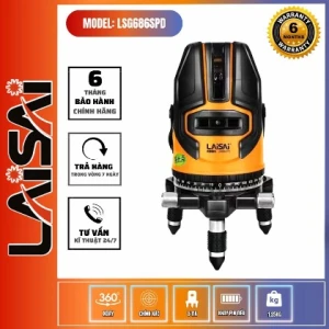 MÁY CÂN BẰNG LASER LAISAI LSG-686SPD CHÍNH HÃNG SIÊU SÁNG 5 TIA XANH