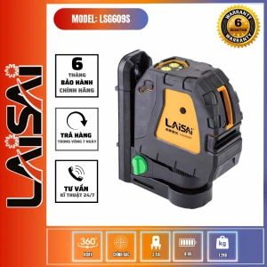 MÁY CÂN BẰNG LASER LSG-609S TREO TƯỜNG LAISAI CHÍNH HÃNG 2 TIA XANH SIÊU SÁNG