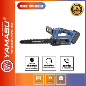 MÁY CƯA XÍCH YAMASU YMS-MCX12P DÙNG PIN ( CẮT GỖ)