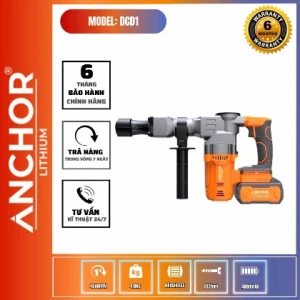 MÁY ĐỤC BÊ TÔNG ANCHOR DCD1 CHUYÊN DỤNG DÙNG PIN 20V