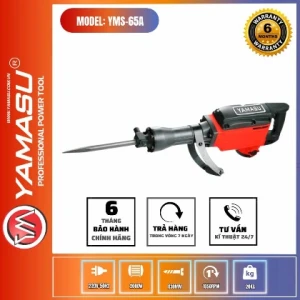 MÁY ĐỤC BÊ TÔNG ĐỨNG YMS-65A CÔNG SUẤT LỚN 2000W, ĐƯỜNG KÍNH MŨI 30MM