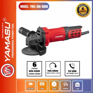 MÁY MÀI GÓC YAMASU YMS-100-900D CÔNG TẮC ĐUÔI CÔNG SUẤT 900W