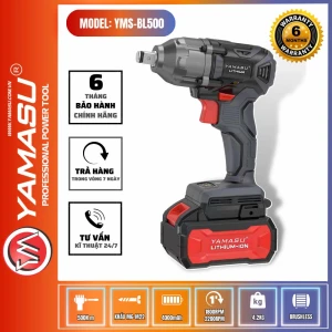 MÁY SIẾT BU LÔNG YMS-BL500 PIN 20V 500N ĐA NĂNG KHÔNG CHỔI THAN