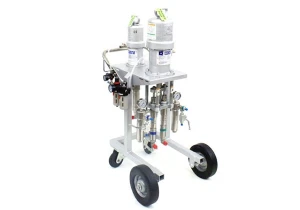 Máy phun sơn cao áp COMPACT 6 24 1 tỷ lệ trộn 1 1 Cosmostar SD60 24 1 1 SUS