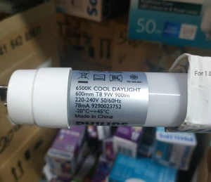 Bóng đèn led tube 0.6m 9w DE Philips (điện 2 đầu)