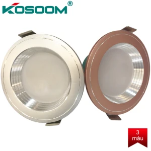 Đèn LED âm trần 5W đổi màu viền trắng DL-KS-DMT-5 Kosoom