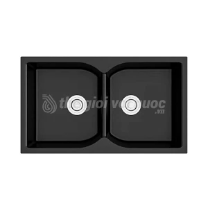 Bồn Rửa Chén Đá Nhập Khẩu Cao Cấp 2 Hộc Draco S3204DB