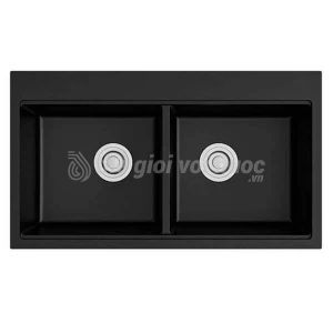 Bồn Rửa Chén Đá Nhập Khẩu Cao Cấp 2 Hộc Draco S3208DB