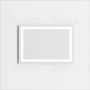 Gương Phòng Tắm Thiết Kế Chữ Nhật Ngang Tích Hợp Đèn Led 2 Sọc Draco ATG71LI