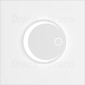 Gương Phòng Tắm Thiết Kế Tròn Tích Hợp Đèn Led Vầng Trăng Draco ATG20LI