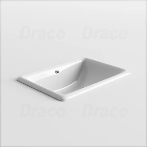 Lavabo Âm Bàn Thiết Kế Chữ Nhật Dùng Vòi Đặt Ngoài Lavabo Draco T2198S