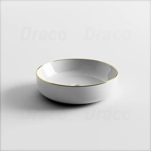 Lavabo Đặt Bàn Thiết Kế Tròn Draco T2190