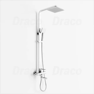 Sen Tắm Đứng Nóng Lạnh Đồng Thau Mạ Crom Draco F0116C
