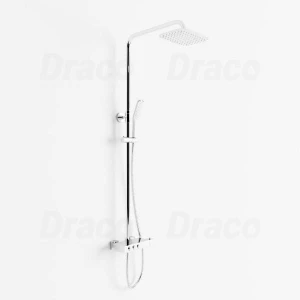 Sen Tắm Đứng Nóng Lạnh Đồng Thau Mạ Crom Draco F0129C