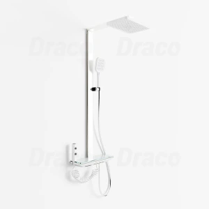 Sen Tắm Nóng Lạnh Đồng Thau Cao Cấp Draco F0802W Thế Hệ Mới