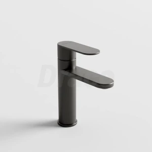 Vòi Lavabo Nóng Lạnh Đồng Thau Draco F2141GR Màu Xám (Thấp)