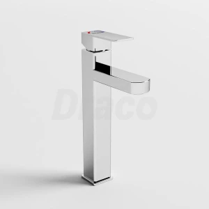 Vòi Lavabo Nóng Lạnh Đồng Thau Mạ Crom Draco F2101CB (Cao)