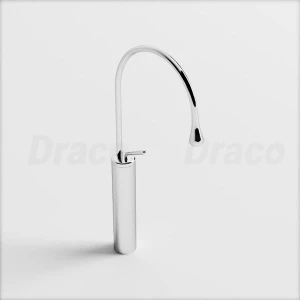 Vòi Lavabo Nóng Lạnh Đồng Thau Thiết Kế Đầu Giọt Nước Draco F2151C - Crom