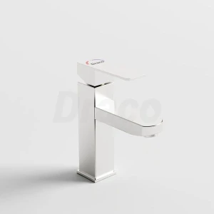 Vòi Lavabo Nóng Lạnh Inox 304 Draco F2111IA (Thấp) - Màu Inox Mờ
