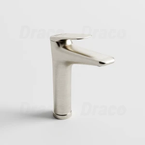 Vòi Lavabo Nóng Lạnh Inox 304 Thiết Kế Tay Dẹp Draco F2136I (Thấp)